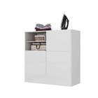 Armário De Lavanderia Teseu 1 Porta 4 Gavetas Branco - Moville