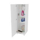 Armário de Madeira 1 Porta com 3 Prateleiras 143X46,5X45cm Rivoli