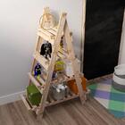 Armário De Madeira Para Lavanderia Prateleira Pinus