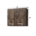 Armario De Parede 2 Portas Castani Angola