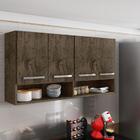 Armario De Parede 4 Portas Castani Bela Casa