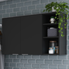 Armário de Parede Aéreo Cozinha Organizador Quarto Multiuso L