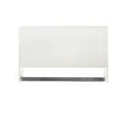 Armário De Parede Multiuso Porta Com Cabideiro Mdf Branco