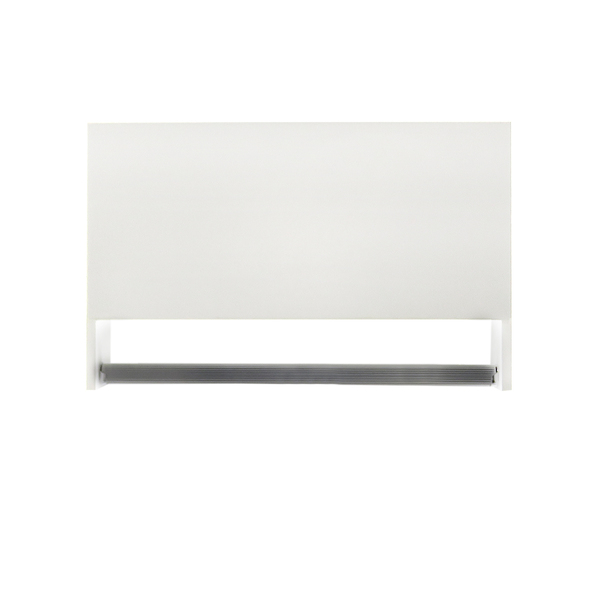 Armário De Parede Multiuso Porta Com Cabideiro Mdf Branco