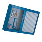 Armário De Parede Pequeno Com Painel De Aço E Persiana Em Pvc