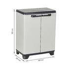 Armário de Resina Base Planet 68x39x92cm Cinza Keter