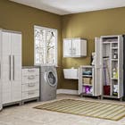 Armário de Resina Multiuso Excellence 65x45x181cm Bege Keter