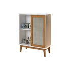 Armário Denver Branco/madeira - Tebarrot Móveis