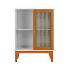 Armário Denver Branco/madeira - Tebarrot Móveis