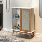 Armário Denver Branco/madeira - Tebarrot Móveis