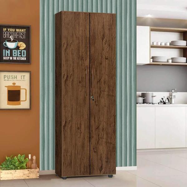 Armário Despensa 2 Portas Amêndoa Búzios Shop Jm