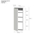 Armario Despensa Branco - Olivar Móveis