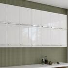 Armário Duplo Aéreo Com 14 Portas Alemanha Branco Casa Mobilia