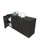 Armário Duplo Baixo Infantil Corp  Preto