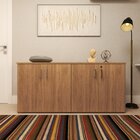 Armário Duplo Baixo Para Escritório 4 Portas Corp 25