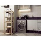 Armario Duplo Pinus Organizador Madeira Com Prateleira