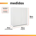 Armário Duplo Top Class Batrol Branco