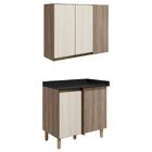 Armario E Balcao Canto Reto 89cm Mdf Kali Nicioli