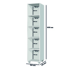 Armário E Sapateira Multiuso Marrie Com Espelho 1 Porta Branc