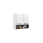 Armário Em Aço 80cm 2 Portas Com Nicho New Premium Itatiaia B