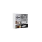 Armário Em Aço 80cm 2 Portas Com Nicho New Premium Itatiaia B