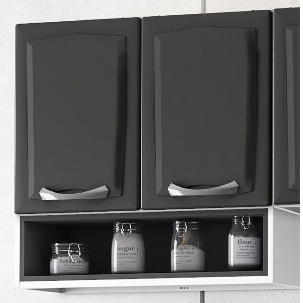 Armário Em Aço 80cm 2 Portas Com Nicho New Premium Itatiaia G