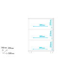 Armário Em Mdp Com 2 Portas E 2 Prateleiras Brv Móveis