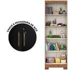 Armário Escritório 2 Portas Com Chave Natura Preto Max Plus Z