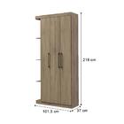 Armário Escritório 3 Portas Atlas Madeirado Carraro