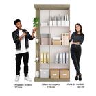 Armário Escritório 3 Portas Atlas Madeirado Carraro