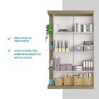 Armário Escritório 4 Portas Austral Madeirado Carraro