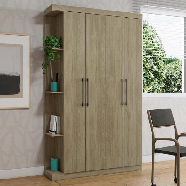 Armário Escritório 4 Portas Austral Madeirado Carraro