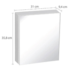 Armário Espelheira + Pia Lavatório 4l + Torneira Reforçada +