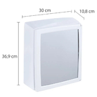 Armário Espelheira + Pia Lavatório 4l + Torneira Reforçada +