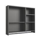 Armário Espelheira Para Banheiro 80cm Com 1 Porta 4 Nichos E