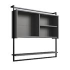 Armário Espelheira Para Banheiro 80cm Com 1 Prateleira Extern