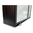 Armário Espelho Para Banheiro Alumínio 2 Portas Sobrepor Pret