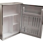 Armário Espelho Para Banheiro Alumínio Parede Sobrepor Preto/