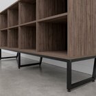 Armário Estante Baixo 150cm Com 8 Nichos Concept Cabecasa Mad