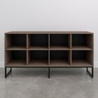 Armário Estante Baixo 150cm Com 8 Nichos Concept Cabecasa Mad