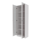 Armário Estante Com 2 Portas De Vidro Multimóveis Cr25069 Bra