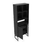 Armário Estante Com 2 Portas Multimóveis Cr25052 Preto