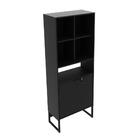 Armário Estante Com 2 Portas Multimóveis Cr25052 Preto