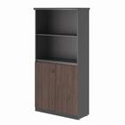 Armario Estante Com Mesa 1.2 Ipanema Freijo Preto