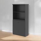 Armário Estante Com Prateleiras Doubler Preto