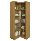 Armário Estante De Canto Alto Para Escritório Home Office Me4