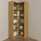 Armário Estante De Canto Alto Para Escritório Home Office Me4