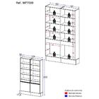 Armário/estante Escritório 2 Portas Multimóveis Mp7000