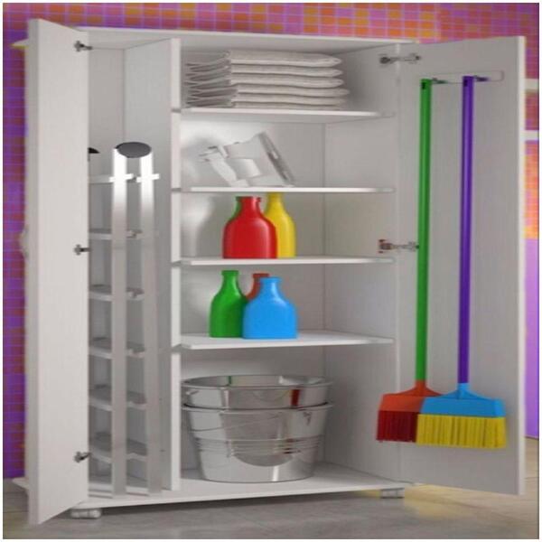 Armario Estante Lavanderia Organizador Area Externa 160cm