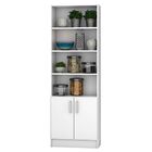 Armário Estante Multiuso Com 02 Portas Demi B03 Branco - Lyam